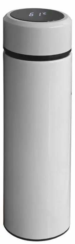 350ML/500ML Thermos  DIY Customize image photo picture colorful print LOGO name Smart LED touch screen Lip Thermal Bottle MAZWEI