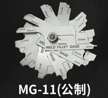 

MG-11 Type Welding Feet Ruler Measuring Scale Metric Paragraph