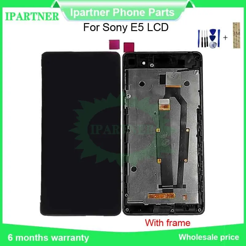 

For Sony For Xperia E5 F3311 F3313 LCD Display Touch Screen Digitizer Assembly Replacement Parts For Sony E5 with Frame