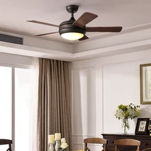Lámpara de ventilador de techo, ventilador eléctrico con luces para restaurante, Simple y moderno, para sala de estar y dormitorio