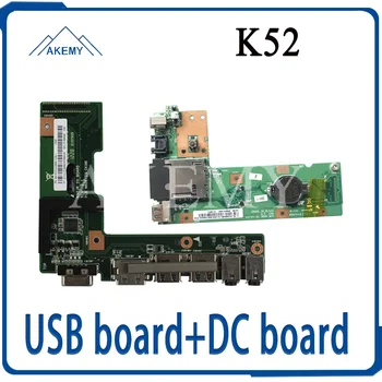 

For Asus K52 K52J K52JR K52JC K52DR X52F K52F X52J DC Power Jack Audio board 60-NXMDC1000 100% Tested Fast Ship