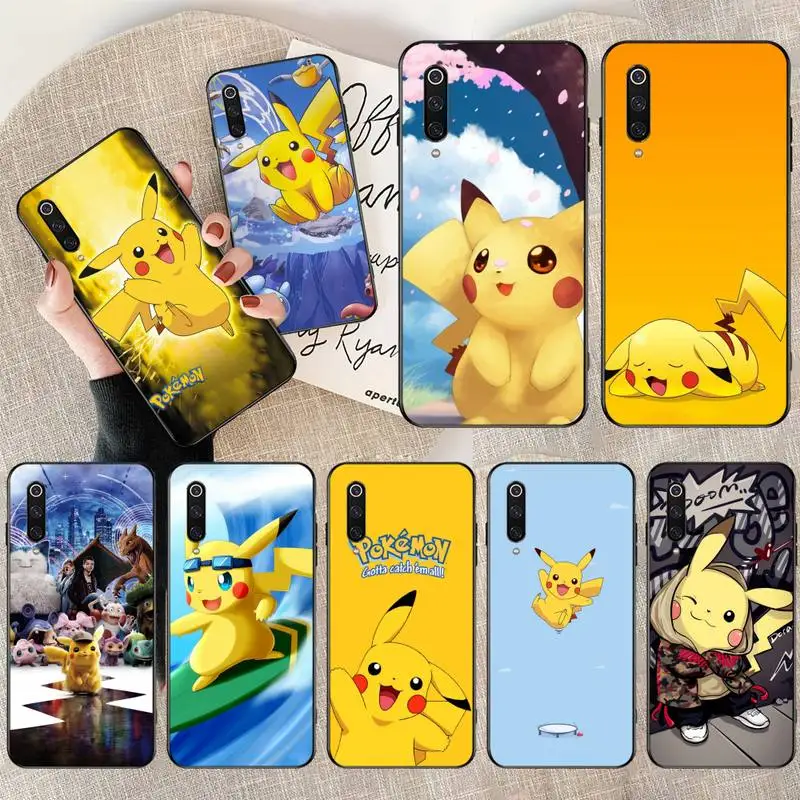 

HPCHCJHM Funny Cute Pikachue Customer High Quality Phone Case for Xiaomi Mi10 10Pro 10 lite Mi9 9SE 8SE Pocophone F1 Mi8 Lite