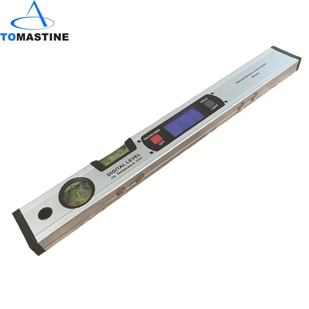 

360 Degree with Magnets Digital Angle Level Meter Gauge 400mm LCD Backlight Electronic Level angle slope test Ruler Protractor