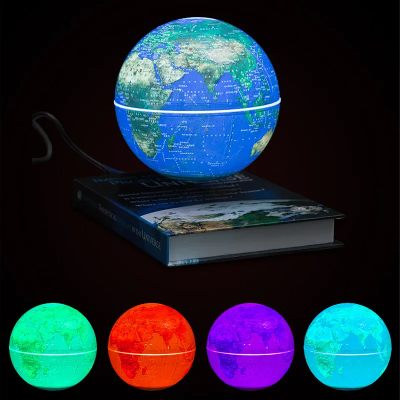 Sì levitazione magnetica rotazione a 360 ° globo elettronico galleggiante  sospeso globo per bambini casa camera da letto studio scuola giocattoli  regalo - AliExpress