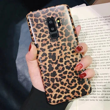 

Luxury Leopard Print Phone Case for Samsung S20 Plus Note 10 Pro Note 9 Soft TPU Back Cover for Galaxy S8 S9 Plus S10e Cases