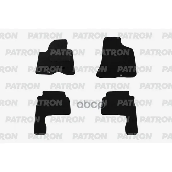 Комплект Автомобильных Ковриков Текстильных Hyundai Santa Fe [Корея] 2010-2012 PATRON арт. PCC-HNI0023