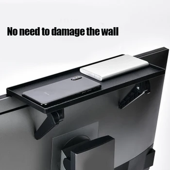 

TV Display Top Storage Rack Holder Computer Monitor Stand Organizer for Home Office @LS