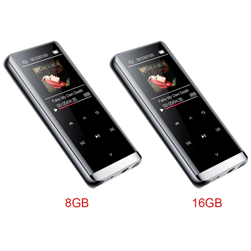 Сенсорный экран музыка слушать без потерь HIFI мини MP4 плеер цветной дисплей текст