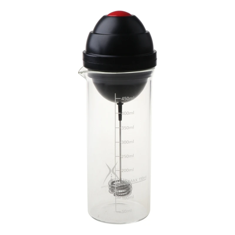 

Handheld Electric Milk Frother Jug Cup Stainless Steel Foamer Mixer Bubbler Coffee Blender Kitchen Stirrer