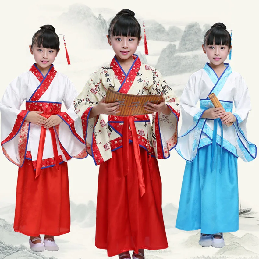 Hanfu танцевальный костюм национальный костюм для маленьких девочек и мальчиков, костюм танга, праздничная одежда, традиционный китайский стиль, платья для выпускного вечера для мальчиков и девочек