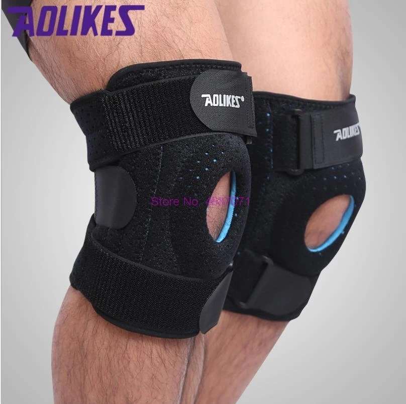 By DHL 50pcs Meniscus Knee Pads Silica Gel Hiking Running Knee Support