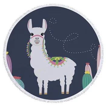 

Alpaca Series Microfiber Beach Towel Sport Yoga Blanket Swimming Bath Towel