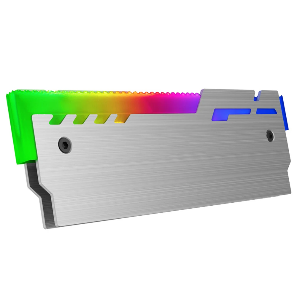 escudo rgb cor de alumínio dissipador de