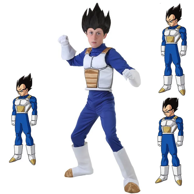 Dragon Ball Z Vegeta/костюм для косплея Детский костюм мальчиков с драконом и | Отзывы и видеообзор -4000043163431