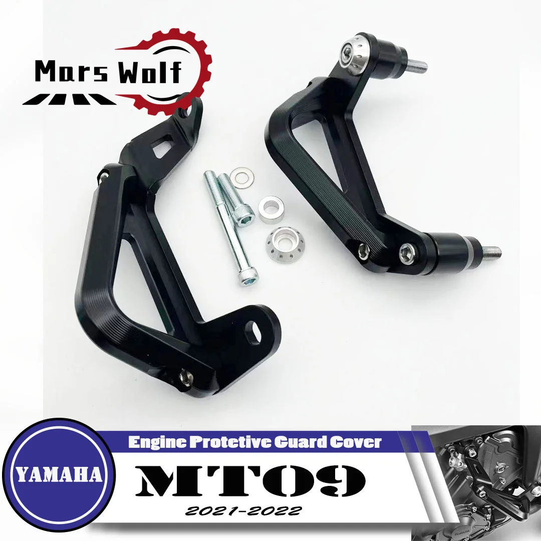 Motorcycle Accessories Falling Engine Protetive Guard Cover Crash Bar Frame Protector Bumper Fits For MT-09 mt09 MT09 2021-2022 |