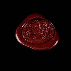 Creative Retro Wax Seal With Resin Handle Plant Lacquer Seal Antique Wax Stamps Household Crafts Wedding Invitations Tools LB749