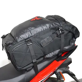 

Waterproof Motorcycle Tail Bag Multi-functional Durable Rear Motorcycle Seat Bag High Capacity Motorcycle Rider bag Backpack new