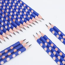 

10pc Groove Triangle Wooden Pencil HB Posture Correction Pencil School Office Stationery Professional Exam Drawing Pencil