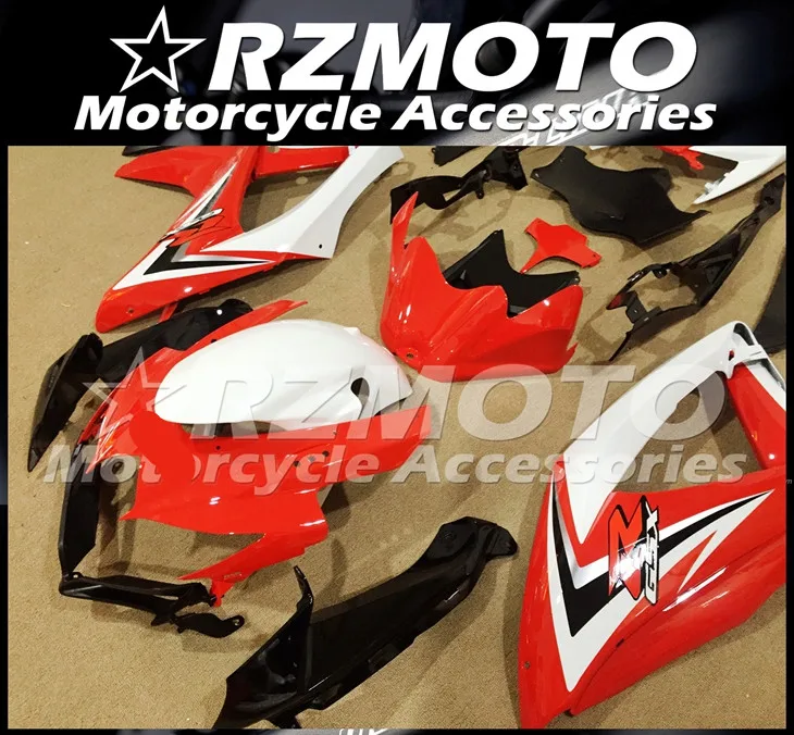 ABS мотоцикл обтекатель комплект для SUZUKI GSXR600 750 K8 2008-2010 год кузов литья под давлением Магазин № 1148