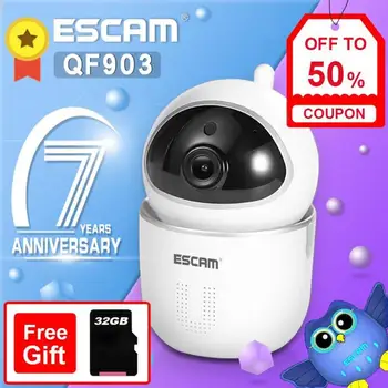 

ESCAM QF903 3MP WiFi P2P IP Camera Night Vision Home Security Surveillance