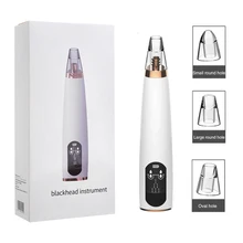 Electric Blackhead Remover  USB Charging Vacuum Suction Pore Cleaner with LCD Screen Blackhead Removal Tools for Skin Care