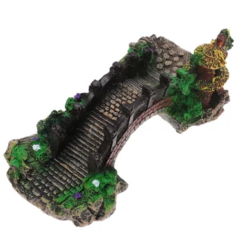 

Medium Artificial Mountain Ornament Fish Tank Resin Mountain Craft Aquarium Mountain Decor (Coffee)