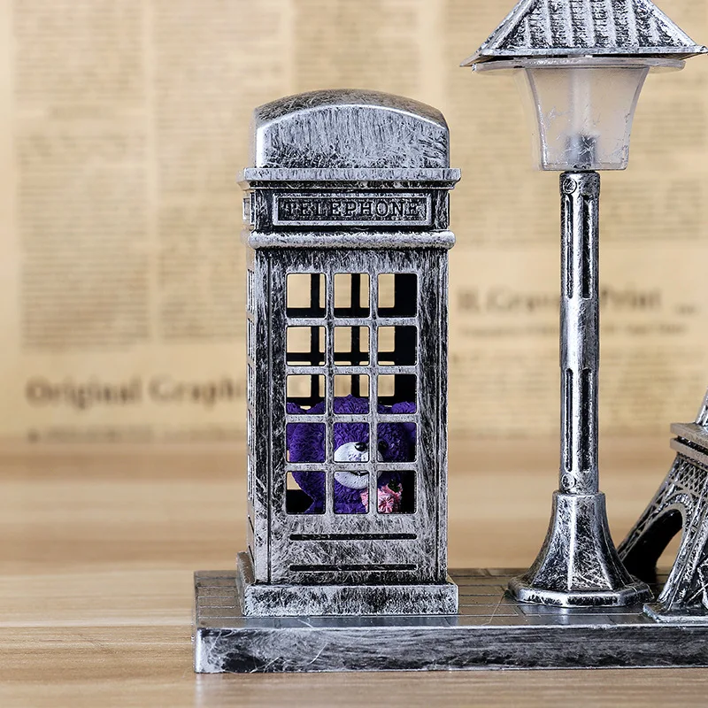 Антикварная Парижская башня уличный светильник декоративный светильник s led подарок настольный декоративный ночной Светильник