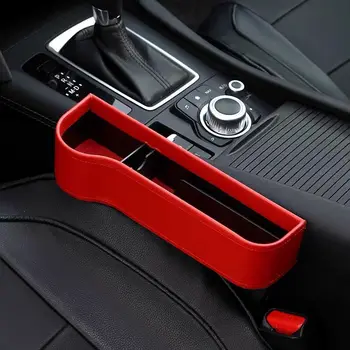 

Durable And Practical 2pcs PU Leather Car Seat Crevice Box Storage Cup Drink Holder Organizer Pocket