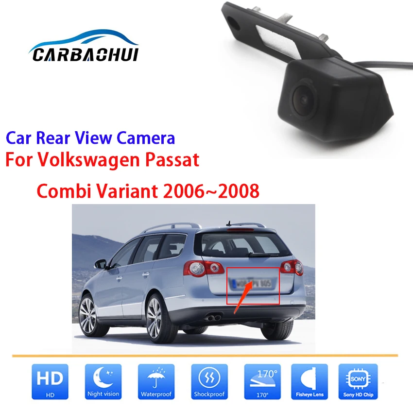

CCD HD Night Vision For Volkswagen Passat Combi Variant 2006 2007 2008 Vehicle Rear View Reverse Camera high quality RCA