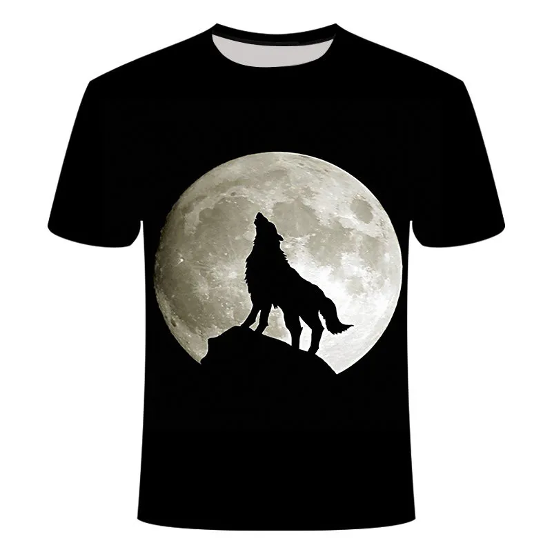 

2019 Newest Wolf 3D Print Animal Cool Funny T-Shirt Men Short Sleeve Summer Tops Tee Shirt T Shirt Male Fashion tshirt Male 6XL
