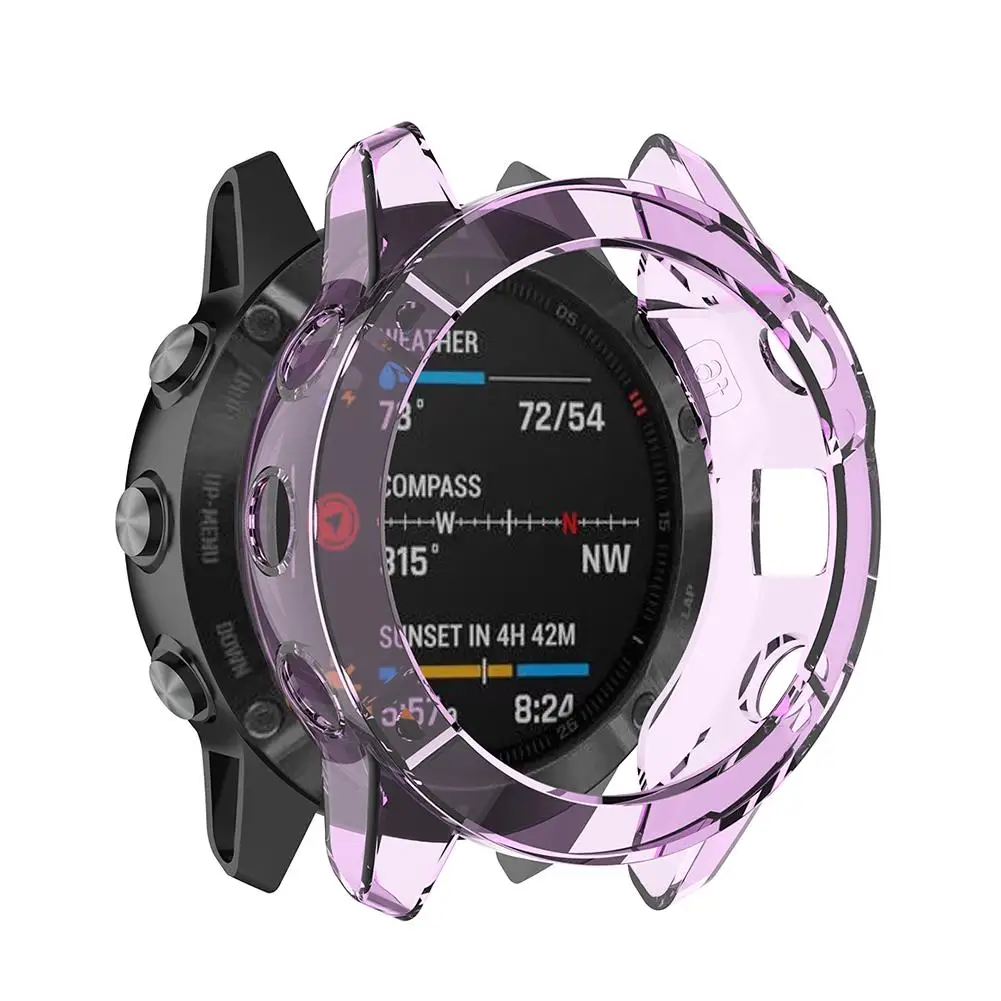 Ультратонкий Мягкий ТПУ защитный чехол для Garmin Fenix 6 Fenix6 защитный чехол умных часов Силиконовый чехол s