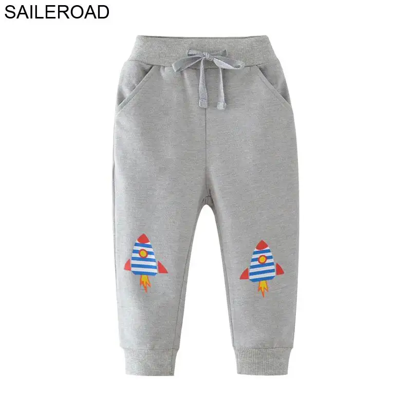 7051 same picture SAILEROAD Solid Boy Длинные брюки для детей Спортивные штаны Осень Дети Спортивные брюки Хлопок Девочки Карманы для детской одеж - Цвет: 7051 same picture