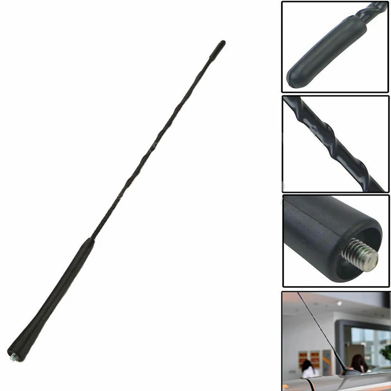 1PC 16&quot Replacement Car Radio Stereo Aerial Bee Sting Mast Antenna Black | Автомобили и мотоциклы