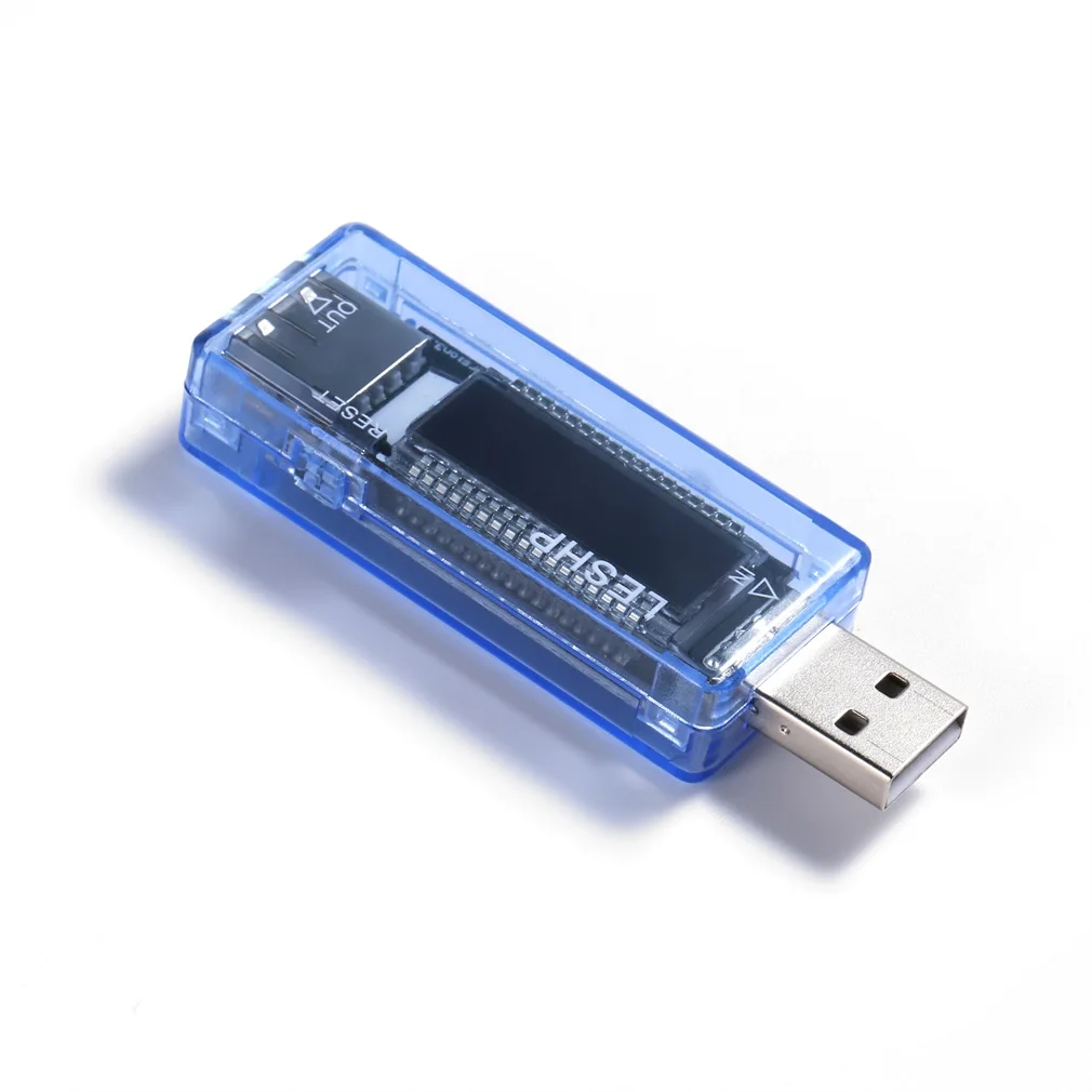 USB ток зарядное устройство power Bank Емкость тестер метр с ЖК-дисплеем Plug And Play компактный размер светильник вес
