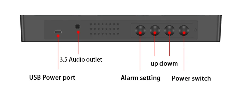 SNDWAY 30-130dB Wall-mounted Digital Sound Table Sound Level Meter for Audio dB Level Decibel Meter Noise Analog VU Green Light