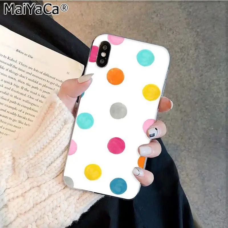 Cartoon cute pink wave dot circle graphic