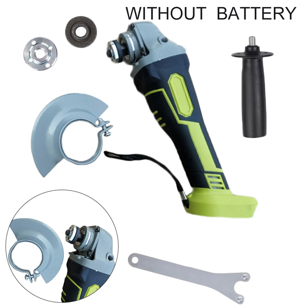 New 18V Portable Electric Rechargeable Angle Grinder Cordless Power Tool Durable