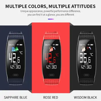 

T5 intelligent Bracelet real-time temperature measurement Watch Bracelet Heart rate blood pressure monitoring Watch