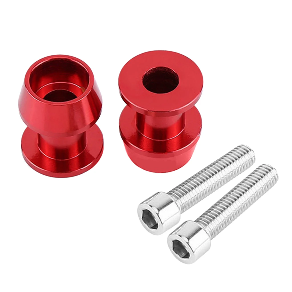 2pcs 6mm Universal Motorcycle CNC Swing Arm Slider Spools for Honda