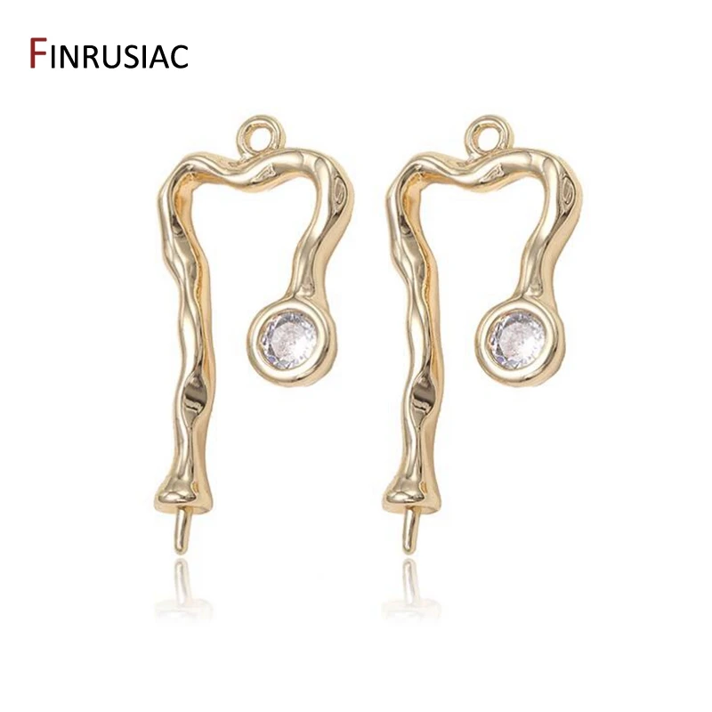 

Pearl Mounting Base Pendant with 14k gold plated, Pendant Components For DIY Making Earrings Accessories