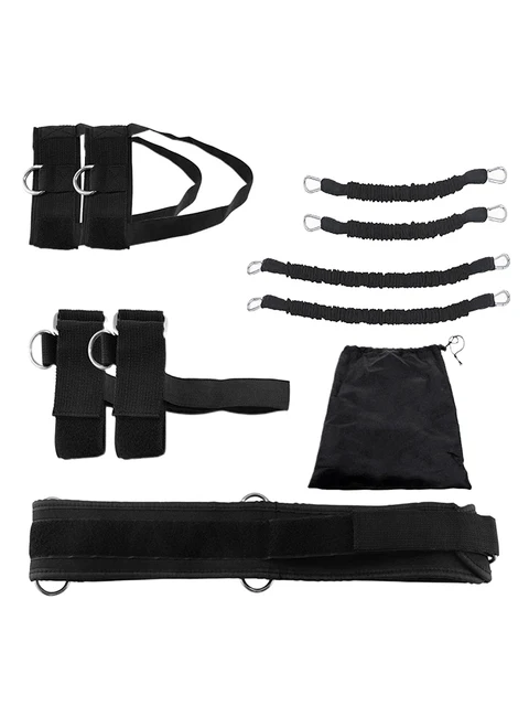 Fitness Boxing Training Resistance Band Set Stretching Strap Exercise Belt For Boxing Basketball Jump Strength Training 4