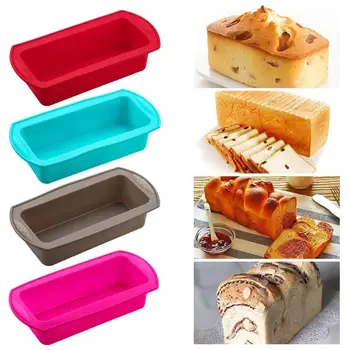 

Silicone Bread Loaf Pan Cake Mold Non-stick Rectangle Mold Baking Pan Bakeware