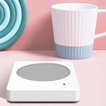 

55degree Insulation Base Milk Tea Coffee Water Thermostat Electric Warm Cup Mat Heater Warm Coaster Heat Preservation Function