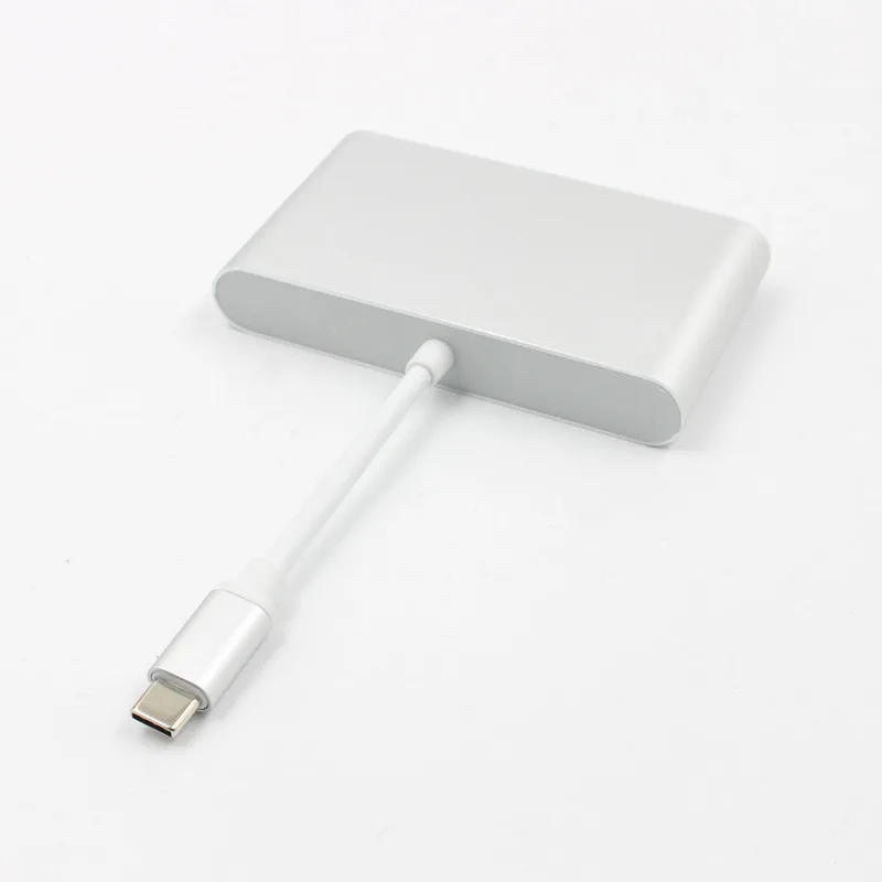 Высокая USB-C до 4K HDMI RJ45 Gigabit Ethernet USB 3,1 type C порт 4 в 1 USB C концентратор адаптер