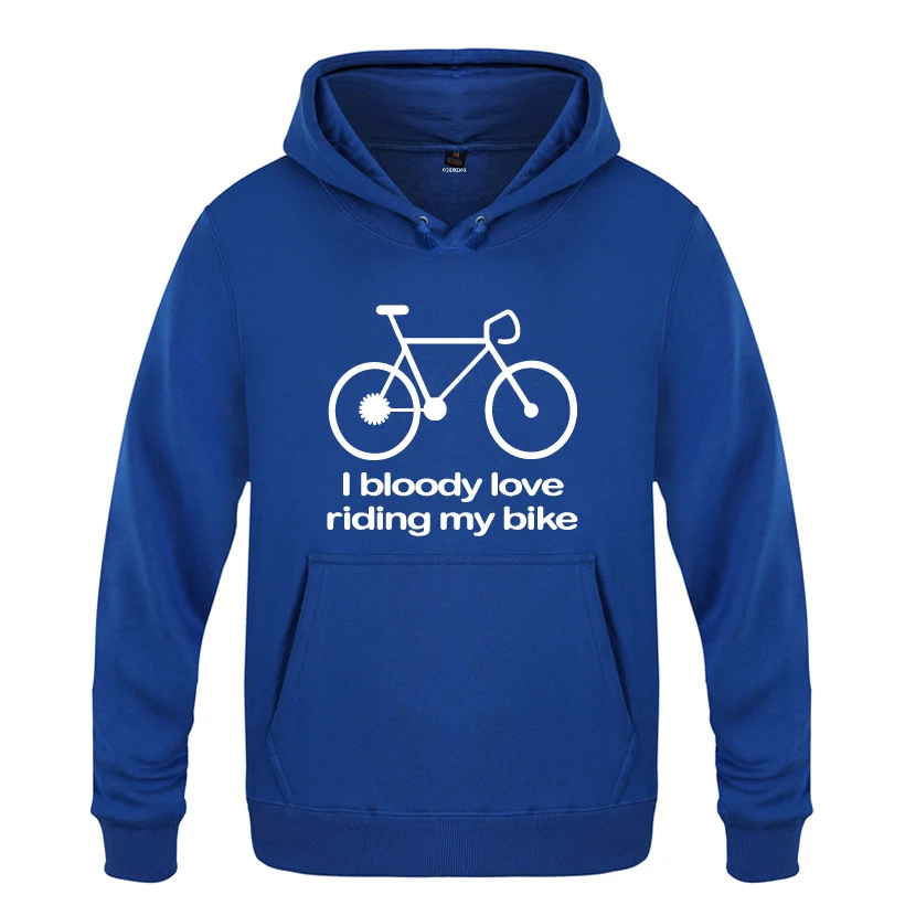 I Bloody Love Riding My Bike-Cyclist Gift толстовки мужские мужские пуловеры флисовые толстовки с капюшоном