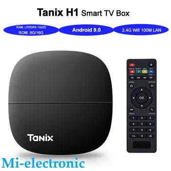 

2020 Hot Selling Tanix H1 newest Model Low price Hi3798M V110 CPU Quad Core Android 9.0 OS TV Box 2G16G 4K Media Player Tanix H1