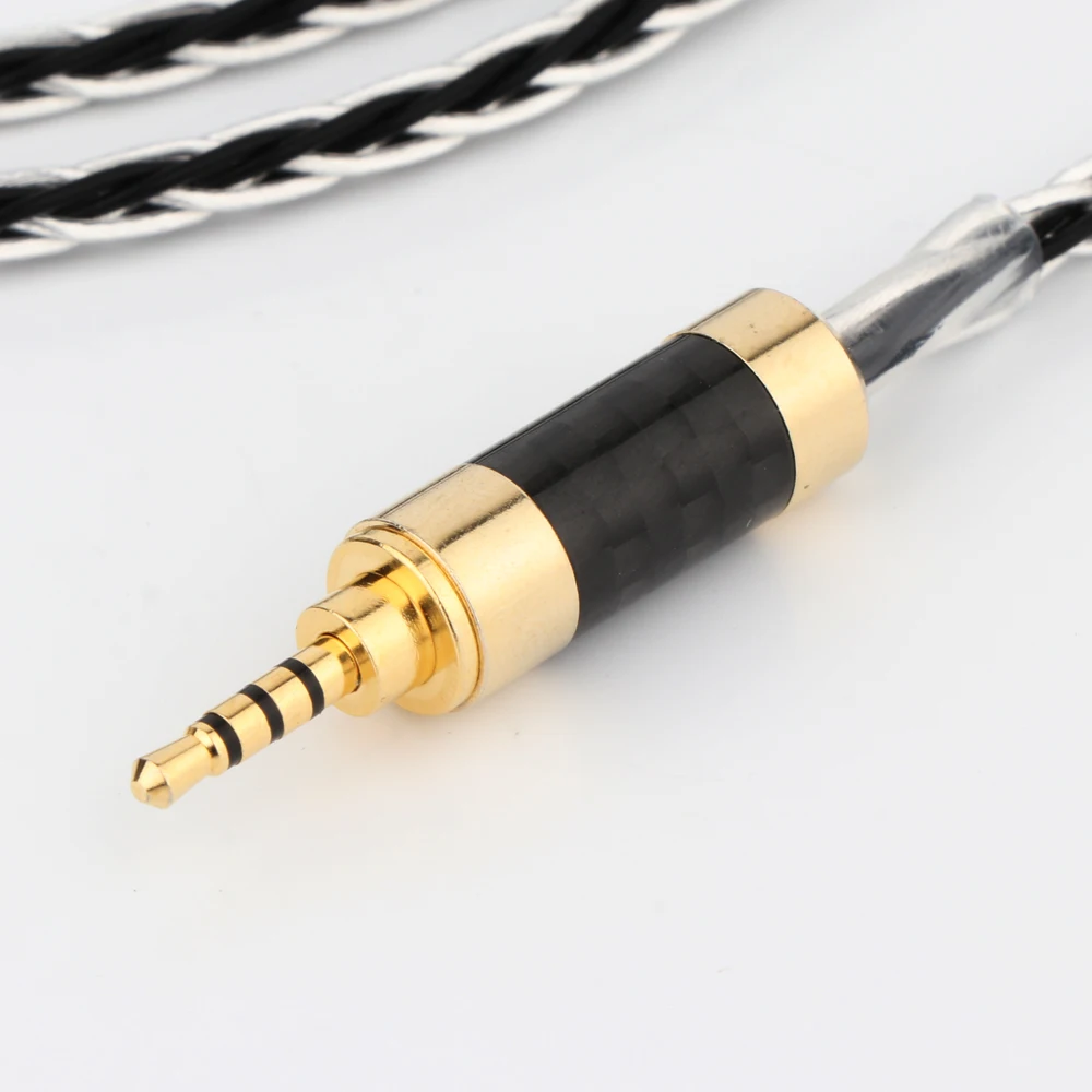 Hifi 2,5 mm TRRS symmetrisch auf 2 XLR-Stecker-Kabel für Astell&Kern AK100II, AK120II, AK240, AK380, AK320, DP-X1 – Detail 2