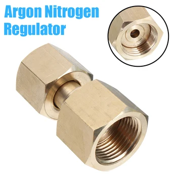 

New Adaptor CGA-320 to CGA-580 CO2 Cylinder to Argon Nitrogen Regulator Converts TIG Welding Gas Pressure Flow Regulator