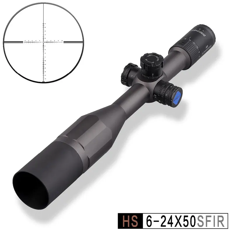 Прицел Discovery HS 6 24X50 SFIR FFP оптический прицел с первым фокусным планом подсветкой 1/10