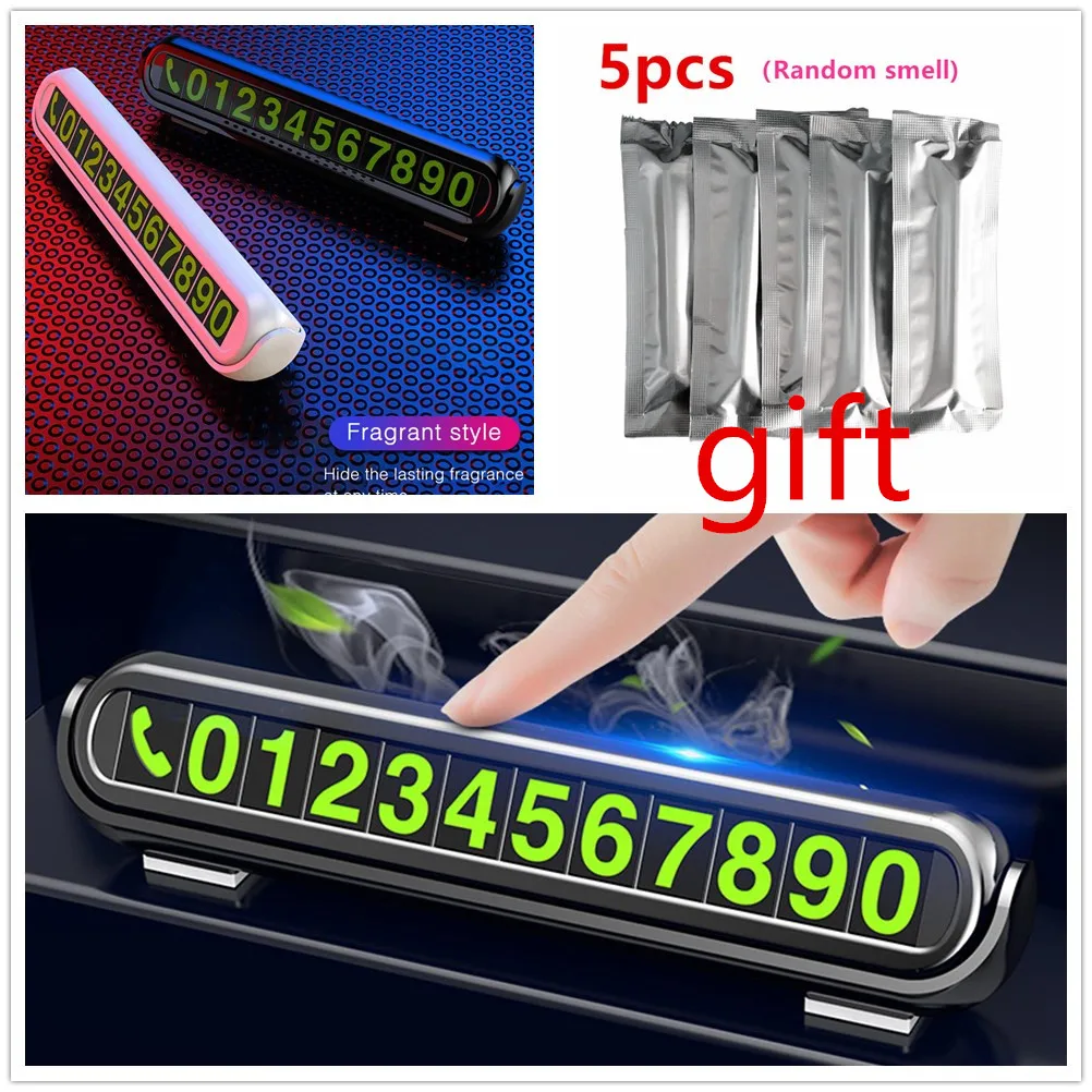 New Car Temporary Parking Card Sticker Air Freshener Phone Number FOR Toyota V Hilux Land Cruiser Avanza Carina Celica Corona | Автомобили